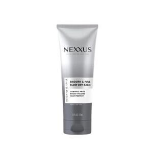 New Nexxus Smooth and Full Blow Dry Balm 6 oz Control Frizz Boost Volume Protect